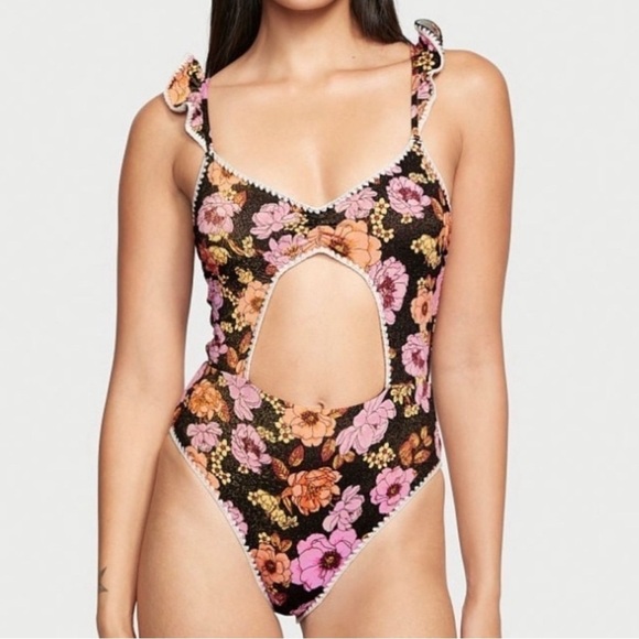 Victoria Secret Swim Ruffle On One Piece size S - Picture 1 of 5
